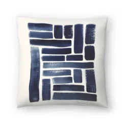 Americanflat Blue Strokes Gouache Throw Pillow By Pauline Stanley 5 Americanflat Blue Strokes Gouache Throw Pillow By Pauline Stanley -Americanflat GUEST a1ef2c29 06d5 4e79 a158 a5b9ec774c00
