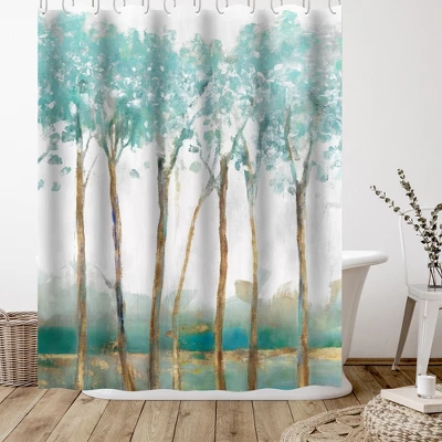 Americanflat 71" X 74" Shower Curtain Style 1 By PI Creative Art - Available In Variety Of Styles 2 Americanflat 71" X 74" Shower Curtain Style 1 By PI Creative Art - Available In Variety Of Styles - Image 2