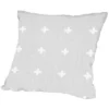 Americanflat Crosses On Grey And Cross On Grey By LILA + LOLA Set Of 2 Throw Pillows