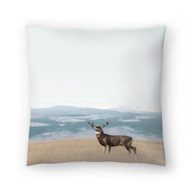Colorado Meadow With A Deer By Tanya Shumkina Throw Pillow - Americanflat 4 Colorado Meadow With A Deer By Tanya Shumkina Throw Pillow - Americanflat - Image 4