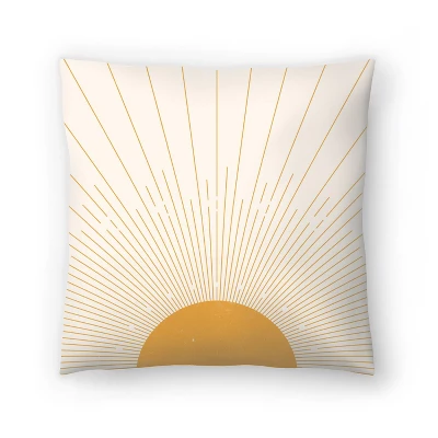 Americanflat Yellow Sunrise Throw Pillow By Tetyana Karankovska 3 Americanflat Yellow Sunrise Throw Pillow By Tetyana Karankovska - Image 3