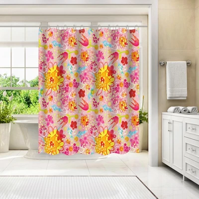 Americanflat 71" X 74" Shower Curtain By Kristine Lombardi 1 Americanflat 71" X 74" Shower Curtain By Kristine Lombardi