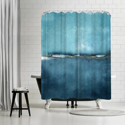Americanflat 71X74 Coastal Shower Curtain By Pi Creative Art 4 Americanflat 71X74 Coastal Shower Curtain By Pi Creative Art - Image 4