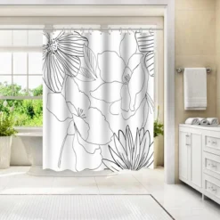 Americanflat 71" X 74" Shower Curtain Style 15 By PI Creative Art - Available In Variety Of Styles