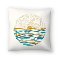 California Sunset By Modern Tropical Throw Pillow - Americanflat -Americanflat GUEST ae6a9ec0 c9eb 44b9 ac83 14708f790d13