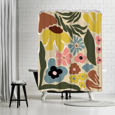 Americanflat 71x74 Floral & Botanical Shower Curtain By Miho Art Studio 13 Americanflat 71x74 Floral & Botanical Shower Curtain By Miho Art Studio - Image 13