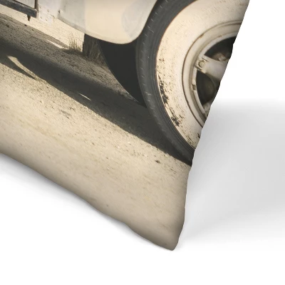 Retro Bus On The Beach By Tanya Shumkina Throw Pillow - Americanflat 1 Retro Bus On The Beach By Tanya Shumkina Throw Pillow - Americanflat