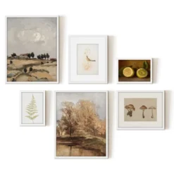 Americanflat 6 Piece Vintage Gallery Wall Art Set - Fall Study, Autumn In The Hills, Mushrooms, Light Bird, Fern Frond By Maple + Oak 11 Americanflat 6 Piece Vintage Gallery Wall Art Set - Fall Study, Autumn In The Hills, Mushrooms, Light Bird, Fern Frond By Maple + Oak -Americanflat GUEST b97b1083 43fd 44d8 864b 6d7b2a945400