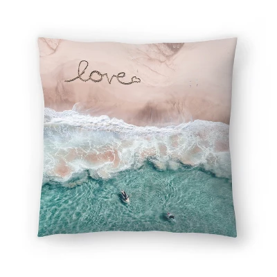 Love Sign On The Beah By Tanya Shumkina Throw Pillow - Americanflat 7 Love Sign On The Beah By Tanya Shumkina Throw Pillow - Americanflat - Image 7