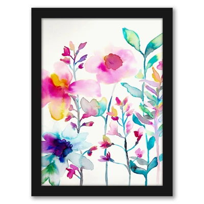 Jeweel Toned Watercolors By Hope Bainbridge - Modern 8 Piece Black Framed Art Set - Americanflat 8 Jeweel Toned Watercolors By Hope Bainbridge - Modern 8 Piece Black Framed Art Set - Americanflat - Image 8