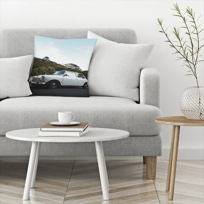 Vintage Car By Tanya Shumkina Throw Pillow - Americanflat 2 Vintage Car By Tanya Shumkina Throw Pillow - Americanflat - Image 2
