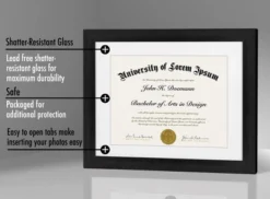 Americanflat Diploma Frame With Tempered Shatter-resistant Glass - Available In A Variety Of Sizes 8 Americanflat Diploma Frame With Tempered Shatter-resistant Glass - Available In A Variety Of Sizes -Americanflat GUEST c31641d3 79a0 4b50 a682 77dede73a12b