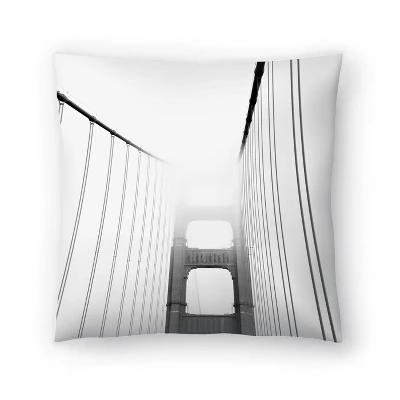 Golden Gate Front In Black And White By Tanya Shumkina Throw Pillow - Americanflat 5 Golden Gate Front In Black And White By Tanya Shumkina Throw Pillow - Americanflat - Image 5