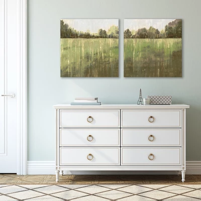 (Set Of 2) Canvas Wall Art Set Green Field By PI Creative Art - Americanflat 1 (Set Of 2) Canvas Wall Art Set Green Field By PI Creative Art - Americanflat