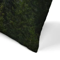 Foggy Autumn Pines By Tanya Shumkina Throw Pillow - Americanflat