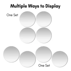 Americanflat Adhesive Mirror Tiles - Peel And Stick Mirrors For Wall - Frameless Round Mirrors For Bedroom And Living Room Décor 11 Americanflat Adhesive Mirror Tiles - Peel And Stick Mirrors For Wall - Frameless Round Mirrors For Bedroom And Living Room Décor -Americanflat GUEST cea16b56 7f7a 460e 97d6 05b415ba315a