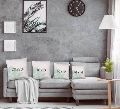 Suculent On Pink By Tanya Shumkina Throw Pillow - Americanflat 3 Suculent On Pink By Tanya Shumkina Throw Pillow - Americanflat - Image 3