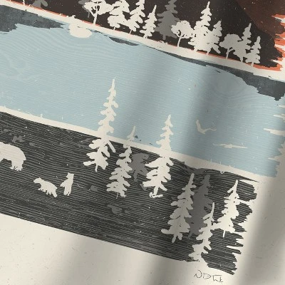 Morning By Bear River By NDTank Wall Tapestry -Americanflat 2 Morning By Bear River By NDTank Wall Tapestry -Americanflat - Image 2