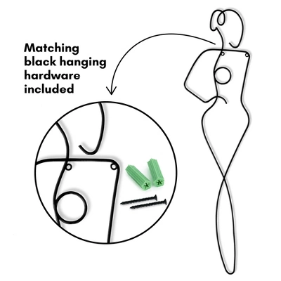 Americanflat Metal Line Art Wall Decor Sculpture Accents 4 Americanflat Metal Line Art Wall Decor Sculpture Accents - Image 4