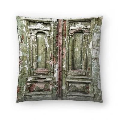 Green Door With Peeling Paint By Tanya Shumkina Throw Pillow - Americanflat 7 Green Door With Peeling Paint By Tanya Shumkina Throw Pillow - Americanflat - Image 7
