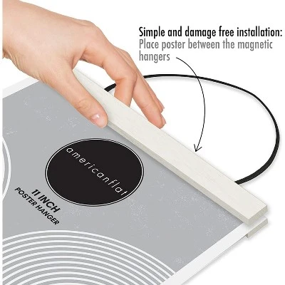 Americanflat Magnetic Poster Frames, Wooden Poster Hanger Frame For Posters, Prints 2 Americanflat Magnetic Poster Frames, Wooden Poster Hanger Frame For Posters, Prints - Image 2