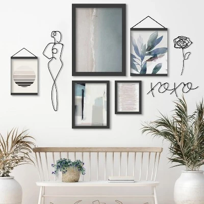 Americanflat Metal Line Art Wall Decor Sculpture Accents 5 Americanflat Metal Line Art Wall Decor Sculpture Accents - Image 5