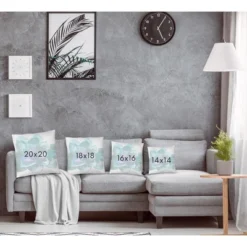 Americanflat Watercolor Blue And Green Succulent 2 By Jetty Home Throw Pillow -Americanflat GUEST d535ab59 0e2f 4b41 9c23 1e263b317445