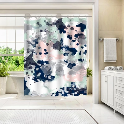 Americanflat 71" X 74" Shower Curtain Style 6 By Charlotte Winter 1 Americanflat 71" X 74" Shower Curtain Style 6 By Charlotte Winter