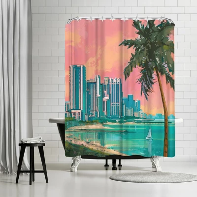 Americanflat 71" X 74" Shower Curtain Style 3 By Anderson Design Group 4 Americanflat 71" X 74" Shower Curtain Style 3 By Anderson Design Group - Image 4