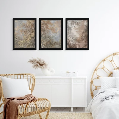 (Set Of 3) Forest Fresco By Victoria Barnes Framed Triptych Wall Art Set - Americanflat 1 (Set Of 3) Forest Fresco By Victoria Barnes Framed Triptych Wall Art Set - Americanflat