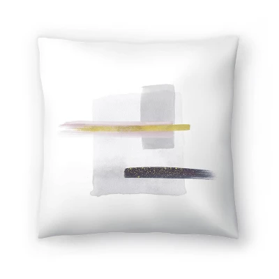 Gray Abstract With Golden Elements By Tanya Shumkina Throw Pillow - Americanflat 4 Gray Abstract With Golden Elements By Tanya Shumkina Throw Pillow - Americanflat - Image 4