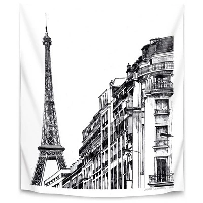 Americanflat Paris By Claudia Libenberg Wall Tapestry 5 Americanflat Paris By Claudia Libenberg Wall Tapestry - Image 5