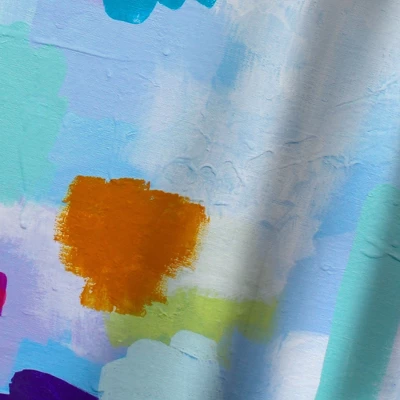 Americanflat Texture By Deb McNaughton Blackout Rod Pocket Single Curtain Panel 50x84 2 Americanflat Texture By Deb McNaughton Blackout Rod Pocket Single Curtain Panel 50x84 - Image 2