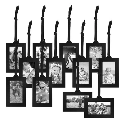 Americanflat Bronze Family Tree With Plexiglass - Hanging Picture Frames 2x3 In Black And Adjustable Ribbon Tassels 2 Americanflat Bronze Family Tree With Plexiglass - Hanging Picture Frames 2x3 In Black And Adjustable Ribbon Tassels - Image 2