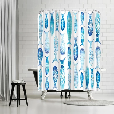Americanflat 71" X 74" Shower Curtain By Kristine Lombardi 5 Americanflat 71" X 74" Shower Curtain By Kristine Lombardi - Image 5