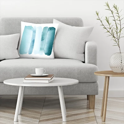 Americanflat Rise Above Blue By Amy Brinkman Throw Pillow 2 Americanflat Rise Above Blue By Amy Brinkman Throw Pillow - Image 2