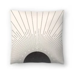 Americanflat Black Sunrise Throw Pillow By Tetyana Karankovska -Americanflat GUEST ee1340c5 cd73 4820 a749 1d8c7dddfe30