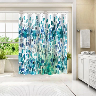 Americanflat 71" X 74" Shower Curtain By Paula Mills 1 Americanflat 71" X 74" Shower Curtain By Paula Mills