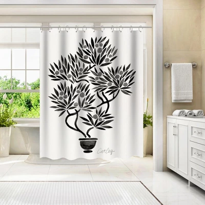 Americanflat 71" X 74" Shower Curtain Style 1 By Cat Coquillette - Available In Variety Of Styles 1 Americanflat 71" X 74" Shower Curtain Style 1 By Cat Coquillette - Available In Variety Of Styles
