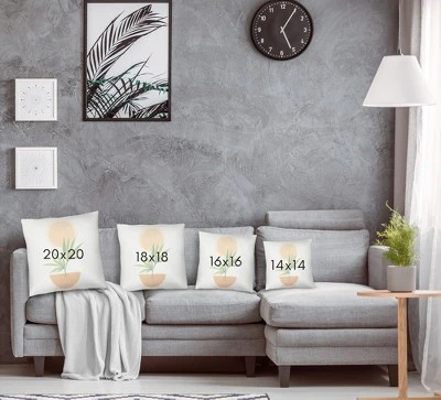 Abstract Happiness 3 By Modern Tropical Throw Pillow - Americanflat 3 Abstract Happiness 3 By Modern Tropical Throw Pillow - Americanflat - Image 3