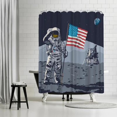 Americanflat 71" X 74" Shower Curtain Style 3 By Anderson Design Group 6 Americanflat 71" X 74" Shower Curtain Style 3 By Anderson Design Group - Image 6