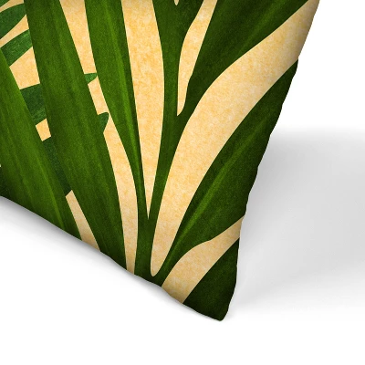 Garden Hacienda Sq By Modern Tropical Throw Pillow - Americanflat 1 Garden Hacienda Sq By Modern Tropical Throw Pillow - Americanflat