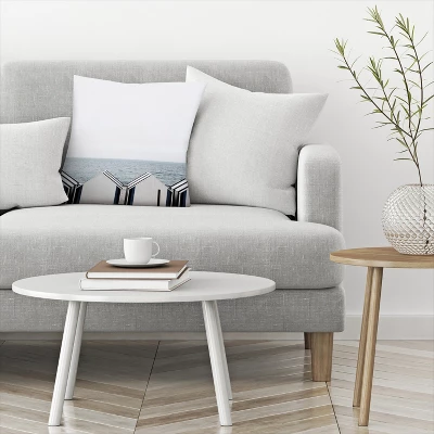 Coastal Photo By Tanya Shumkina Throw Pillow - Americanflat 2 Coastal Photo By Tanya Shumkina Throw Pillow - Americanflat - Image 2