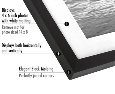 Americanflat Collage Picture Frame With Tempered Shatter-resistant Glass - Available In A Variety Of Sizes And Colors 2 Americanflat Collage Picture Frame With Tempered Shatter-resistant Glass - Available In A Variety Of Sizes And Colors - Image 2