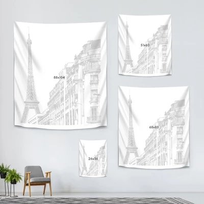 Americanflat Paris By Claudia Libenberg Wall Tapestry 3 Americanflat Paris By Claudia Libenberg Wall Tapestry - Image 3